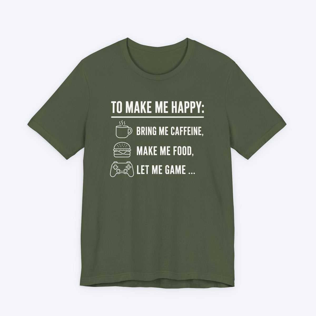 T-Shirt Military Green / S Happy Day T-shirt