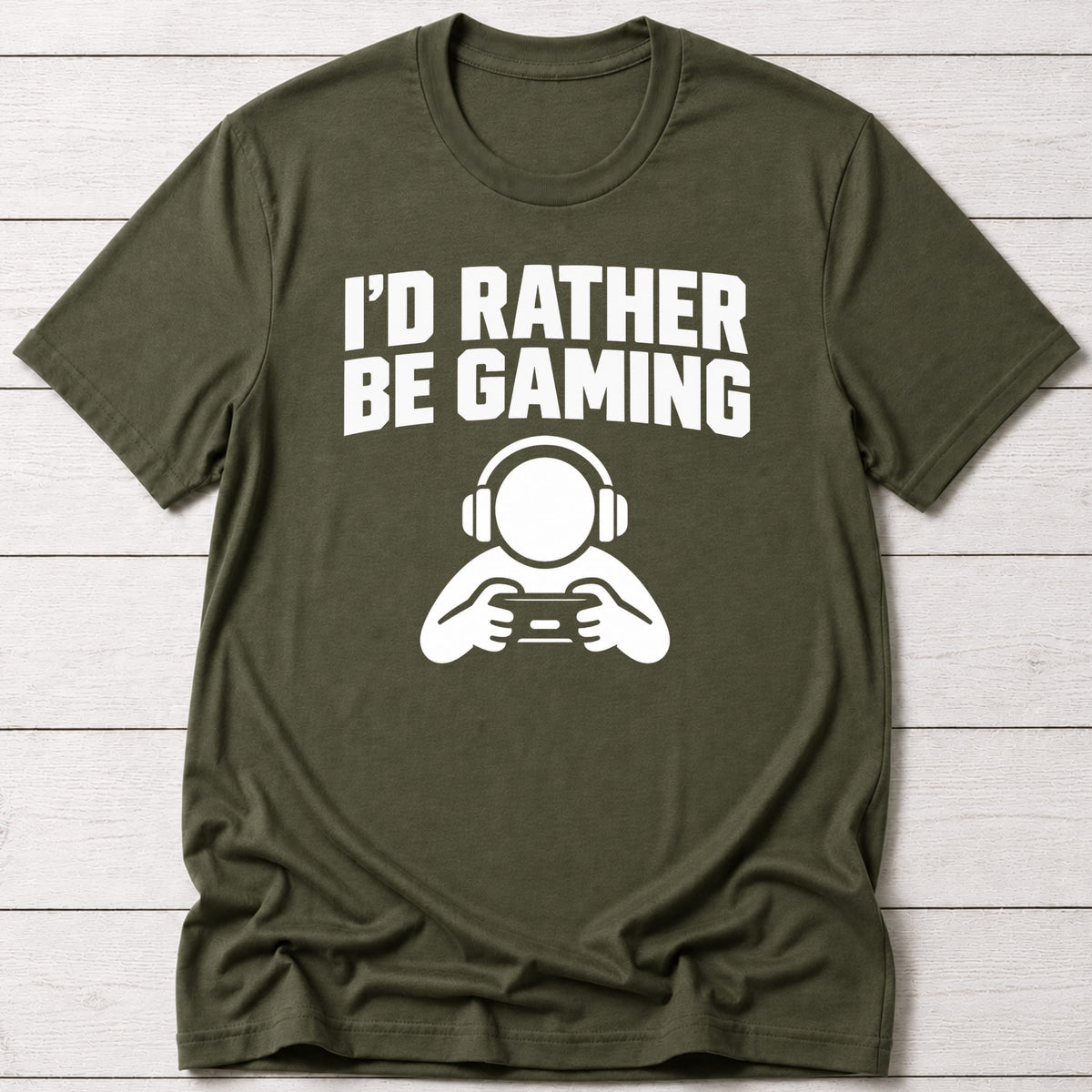T-Shirt Military Green / S I Prefer Gaming T-shirt