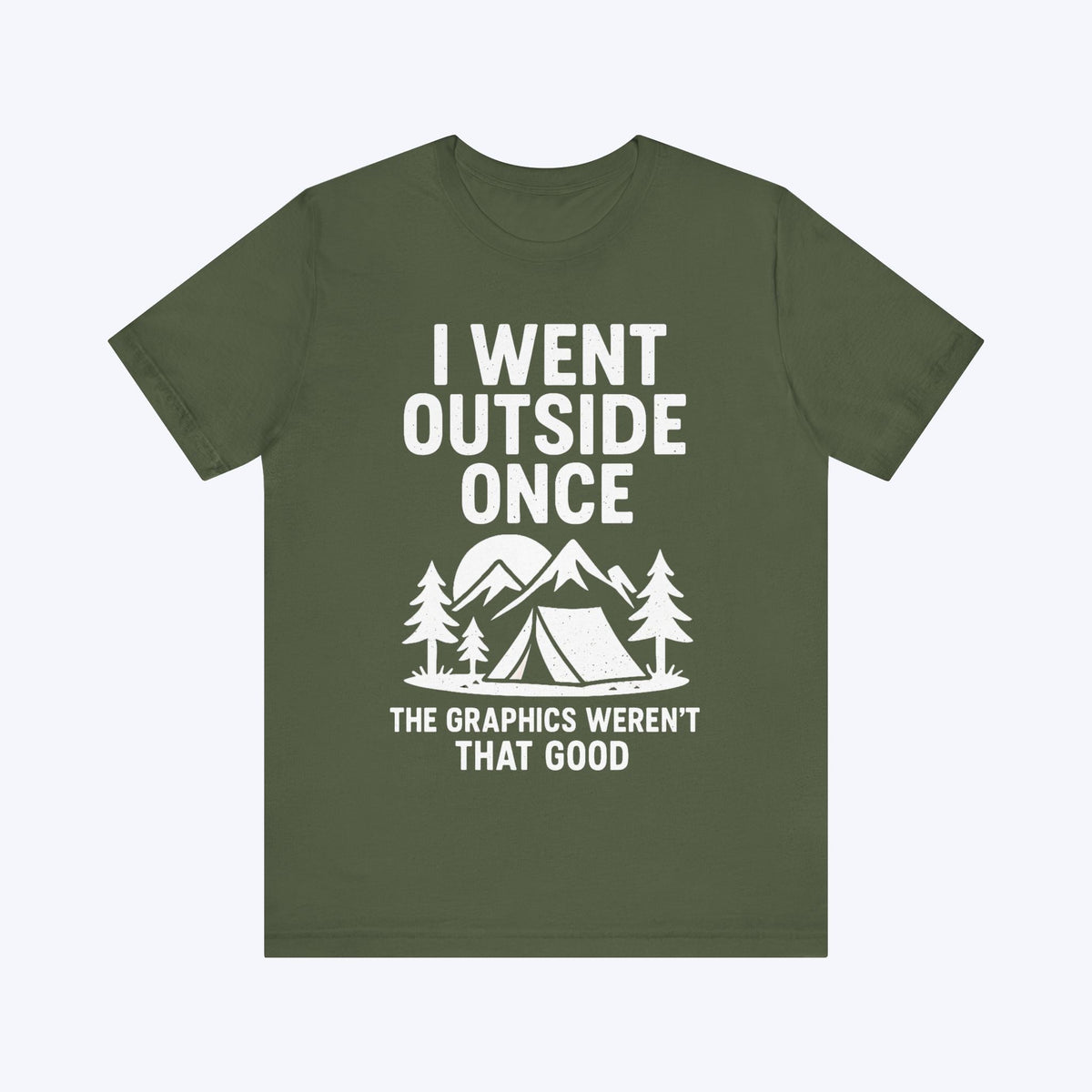 T-Shirt Military Green / S Lag Outside – Retro Gamer T-shirt
