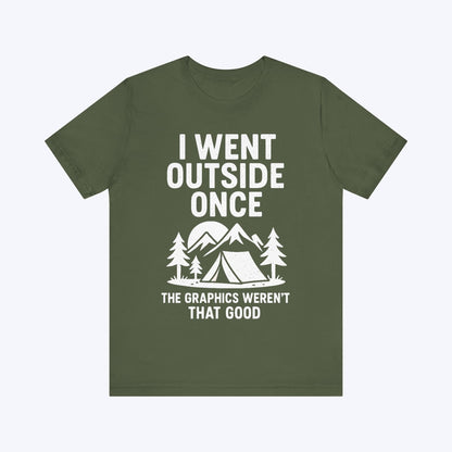 T-Shirt Military Green / S Lag Outside – Retro Gamer T-shirt