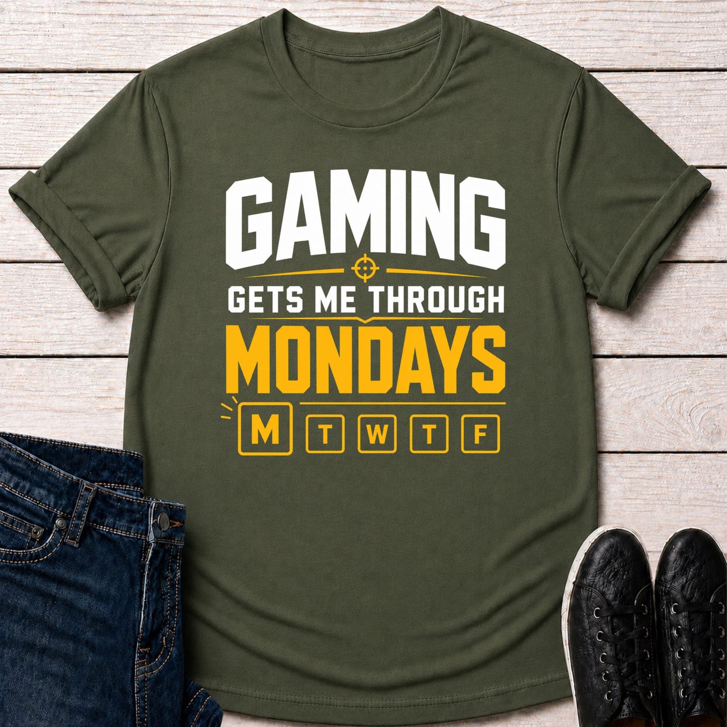 T-Shirt Military Green / S Monday Survival T-shirt