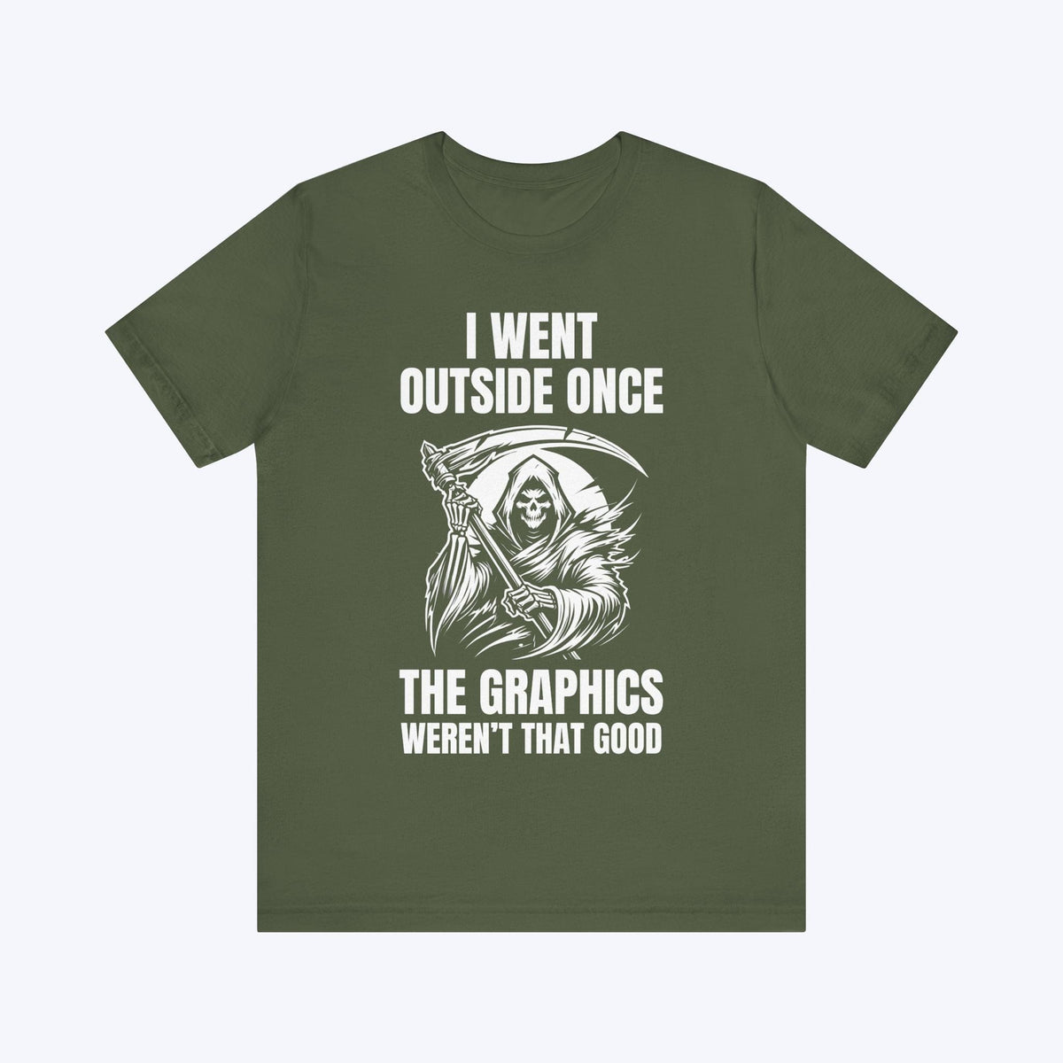 T-Shirt Military Green / S Outside Looked Dead T-shirt