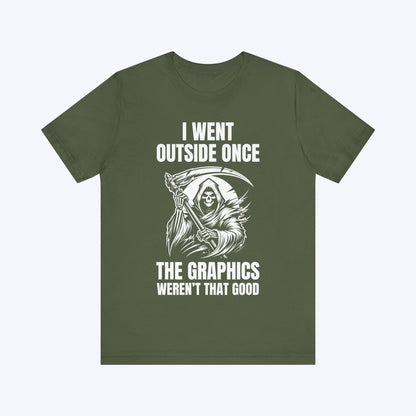 T-Shirt Military Green / S Outside Looked Dead T-shirt