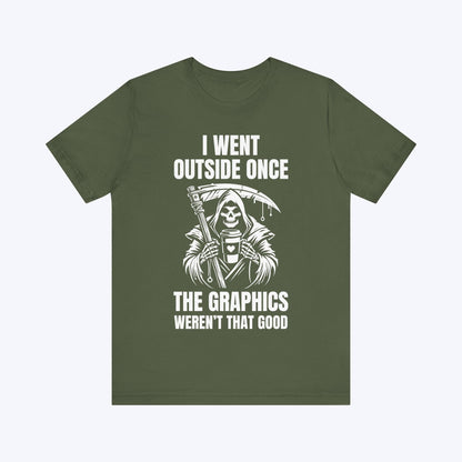 T-Shirt Military Green / S Outside Was Lifeless T-shirt