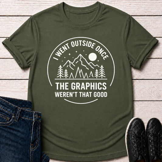 T-Shirt Military Green / S Outside Was Mid T-shirt