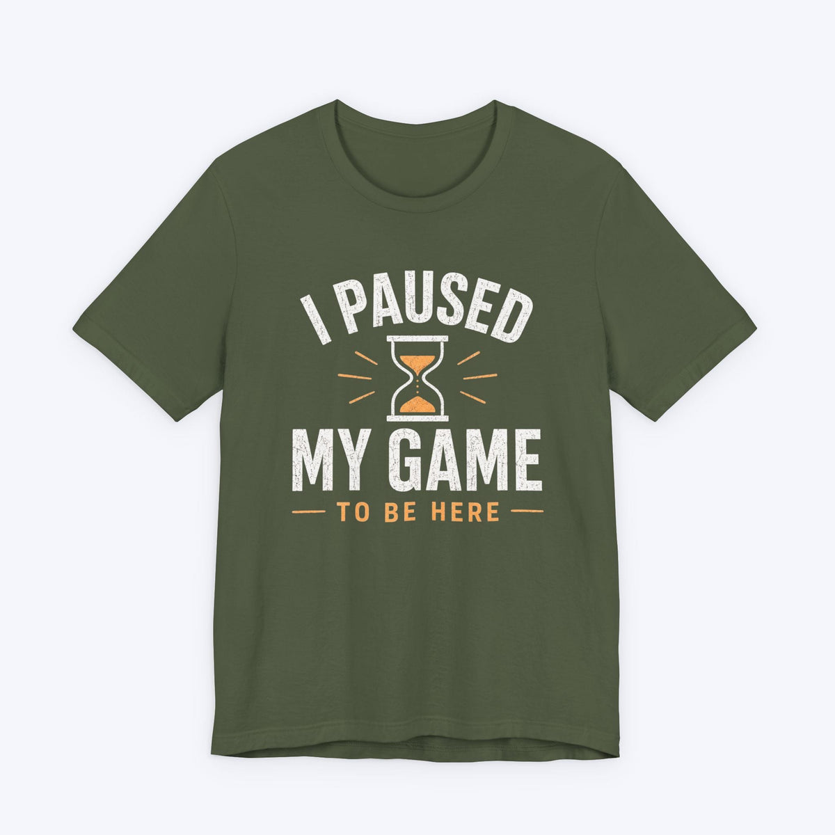 T-Shirt Military Green / S Paused for Attention T-shirt
