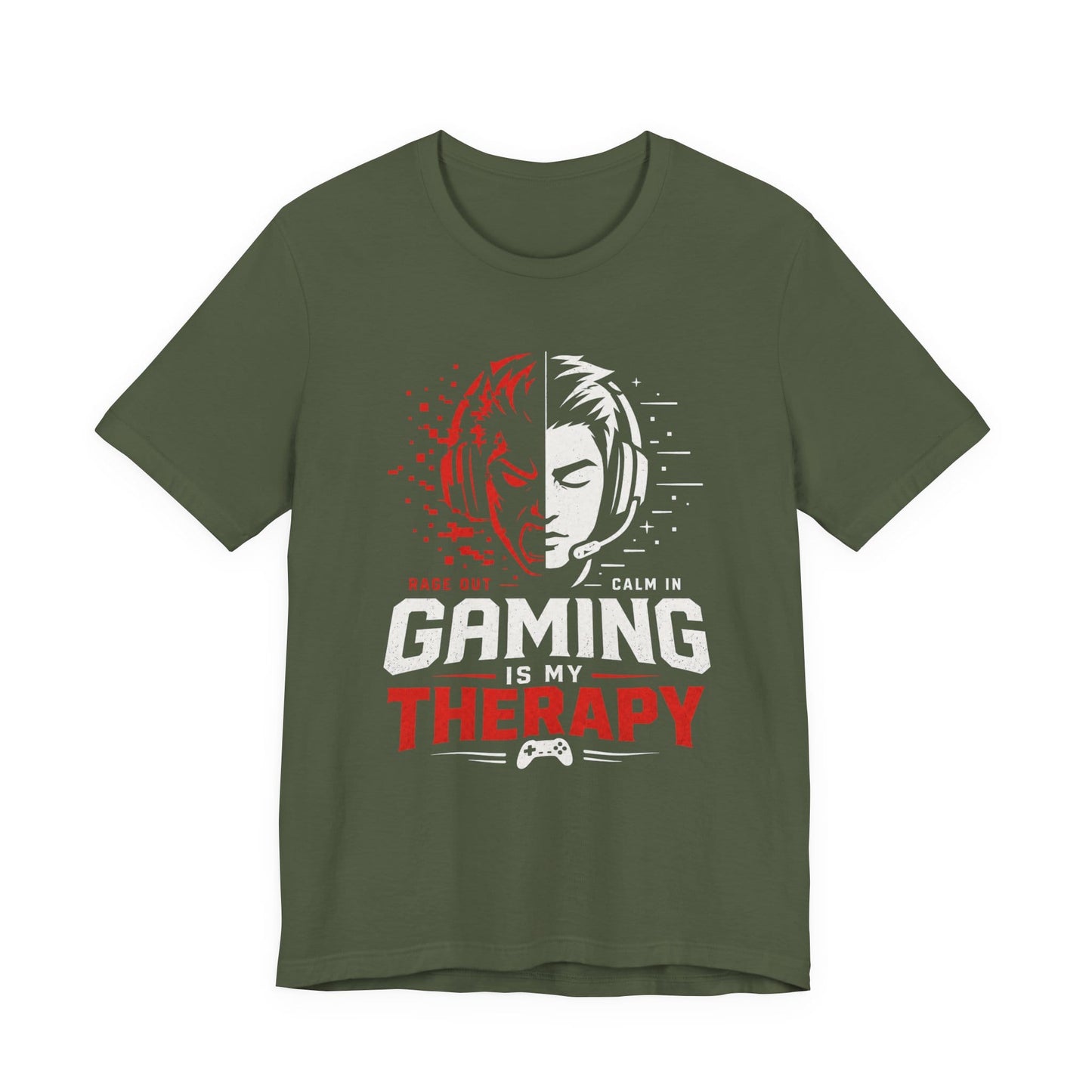 T-Shirt Military Green / S Rage Calm Gaming T-shirt