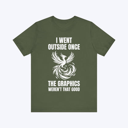 T-Shirt Military Green / S Respawn Indoors for Better Vibes T-shirt
