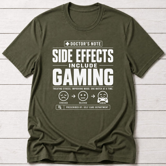 T-Shirt Military Green / S Side Effects Gaming T-shirt