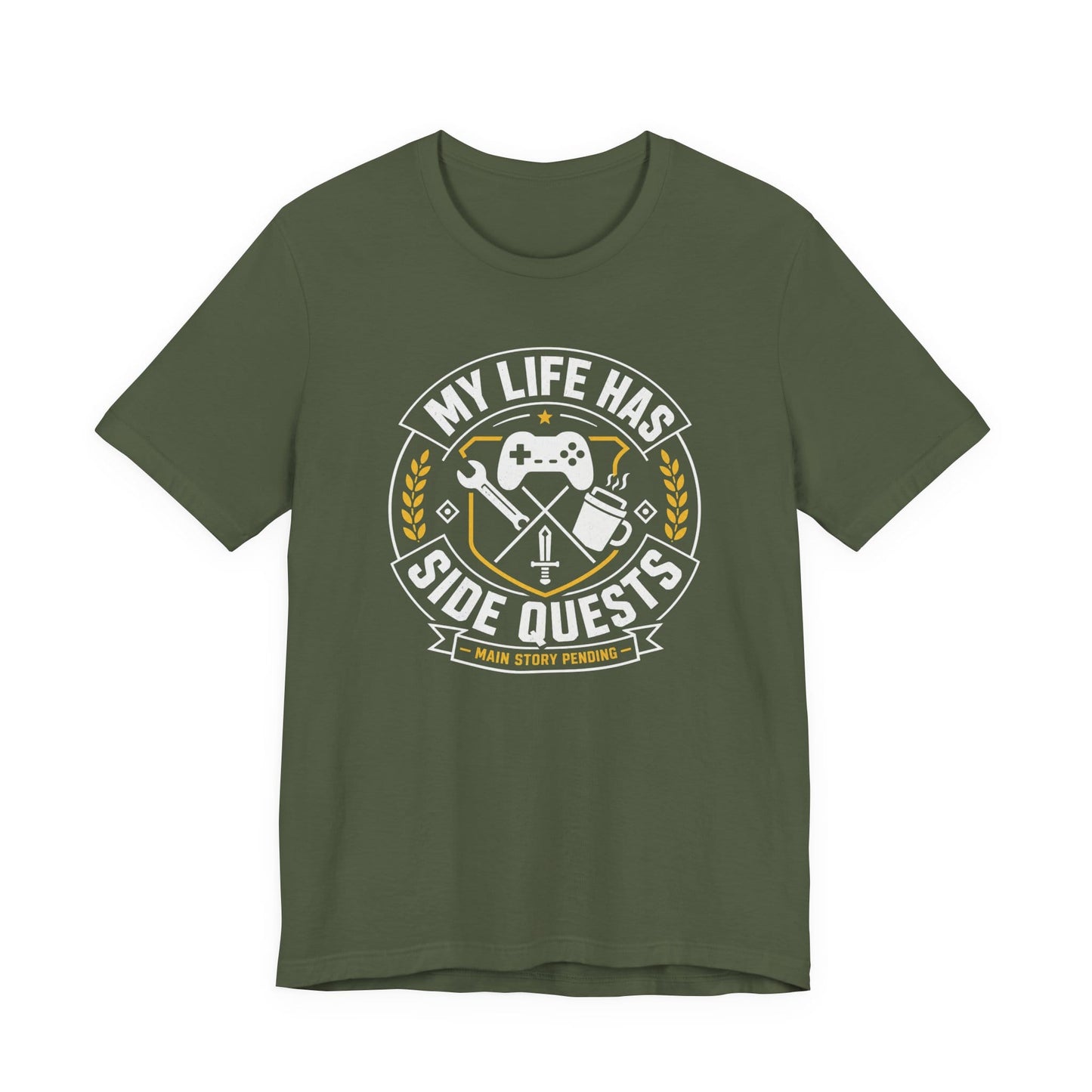 T-Shirt Military Green / S Side Quest Crest T-shirt
