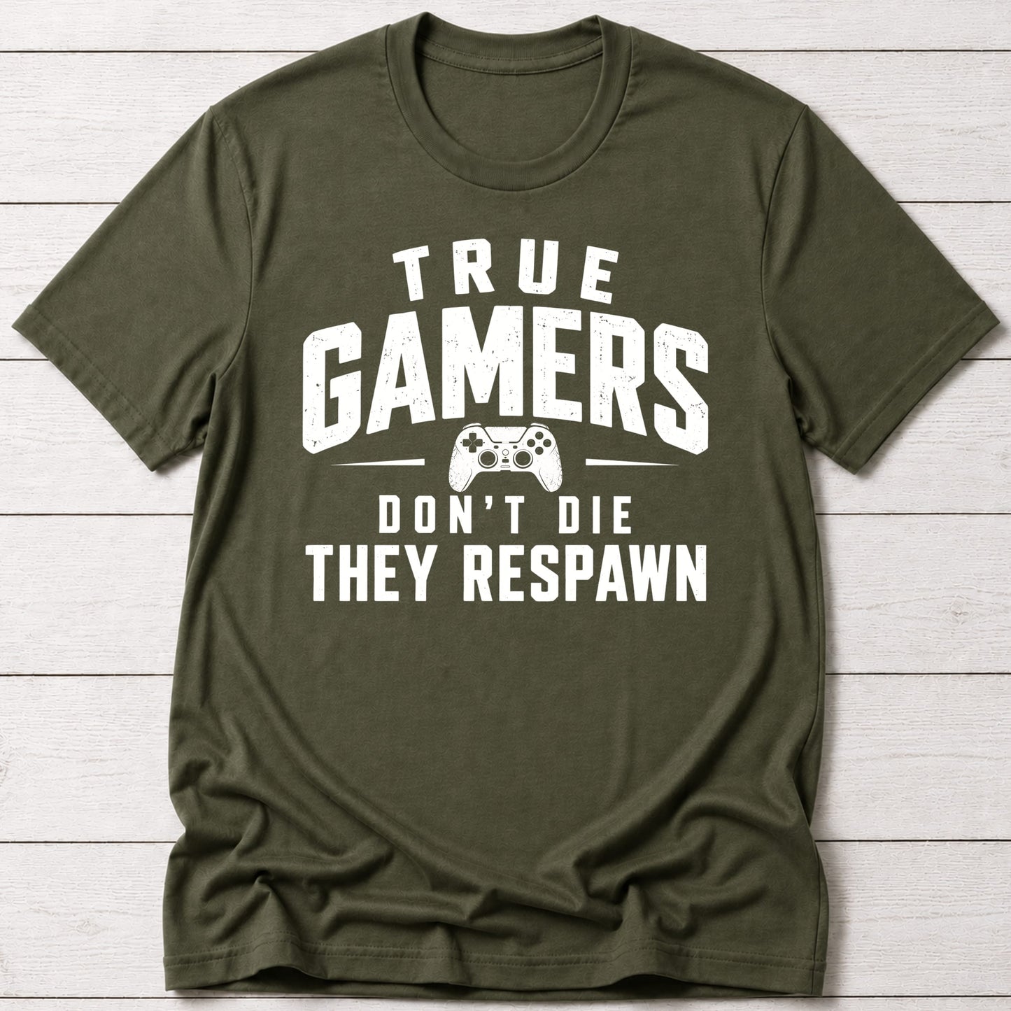 T-Shirt Military Green / S True Gamers T-shirt