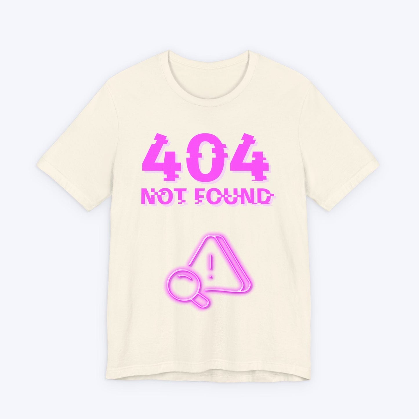 T-Shirt Natural / S 404 Not Found T-shirt