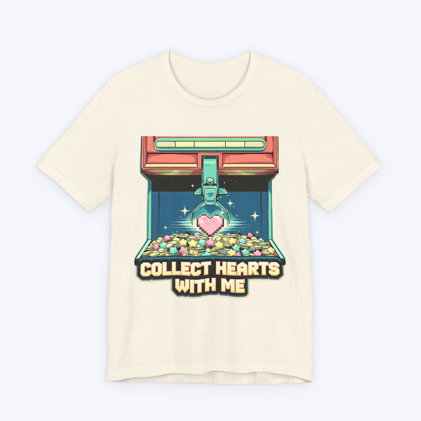T-Shirt Natural / S Collect Hearts With Me T-shirt