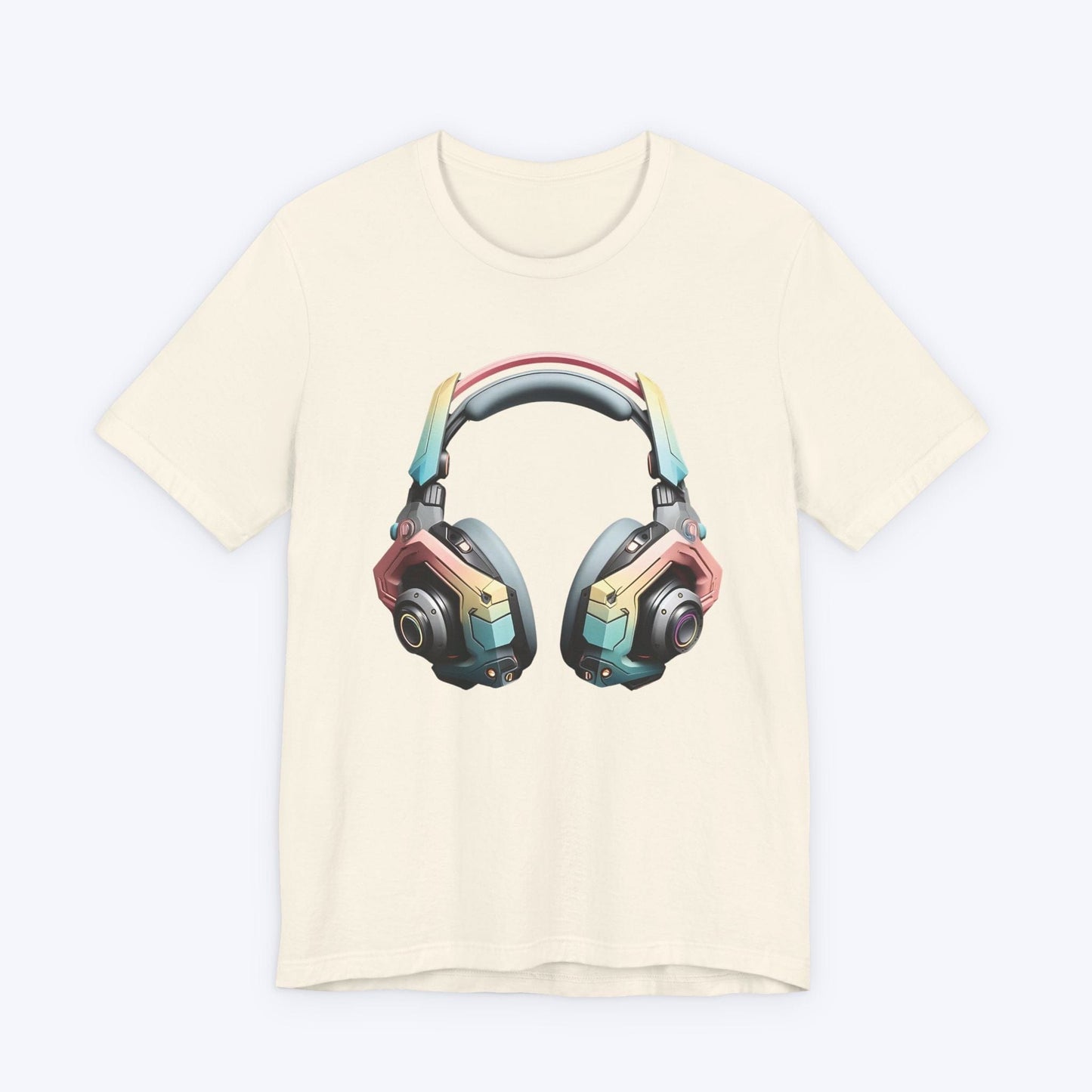 T-Shirt Natural / S Cyber Echo Gaming Headset T-shirt