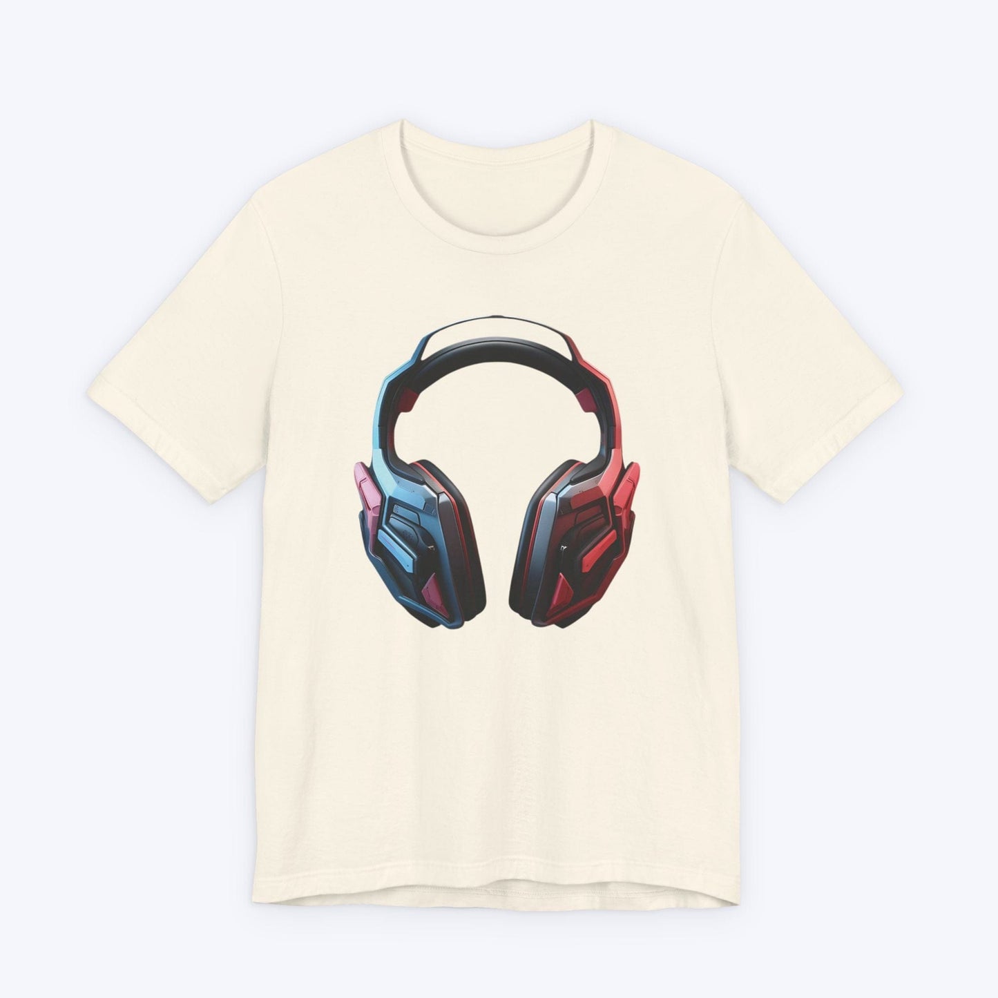 T-Shirt Natural / S Cyber Tunes Audiophile Headset T-shirt