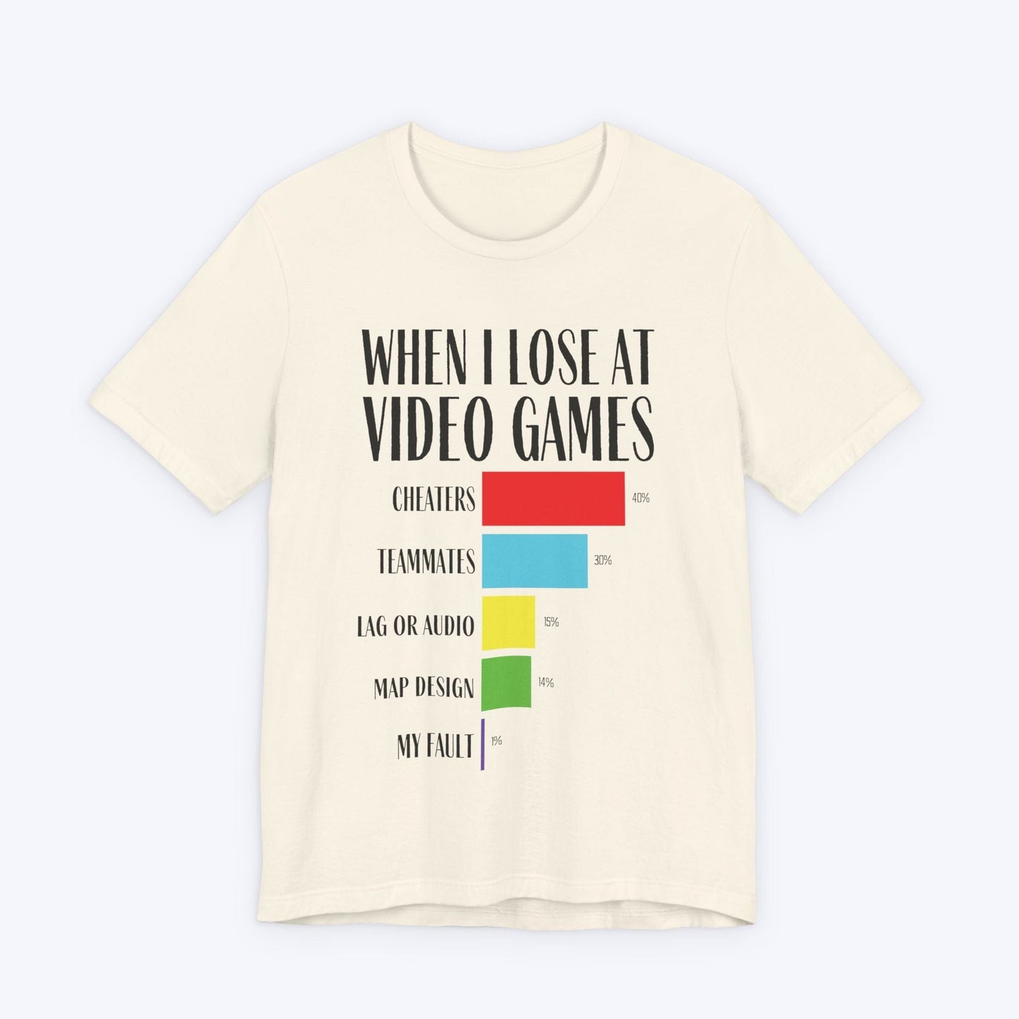 T-Shirt Natural / S It’s a Conspiracy (Gaming) T-shirt