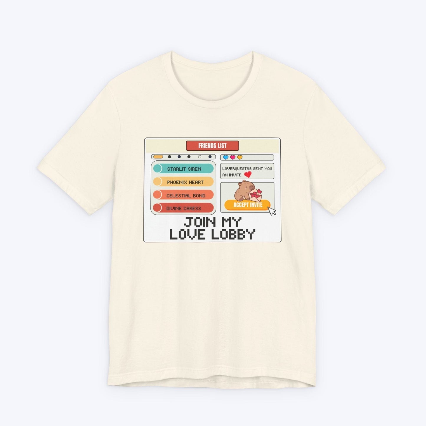 T-Shirt Natural / S Join My Love Lobby T-shirt