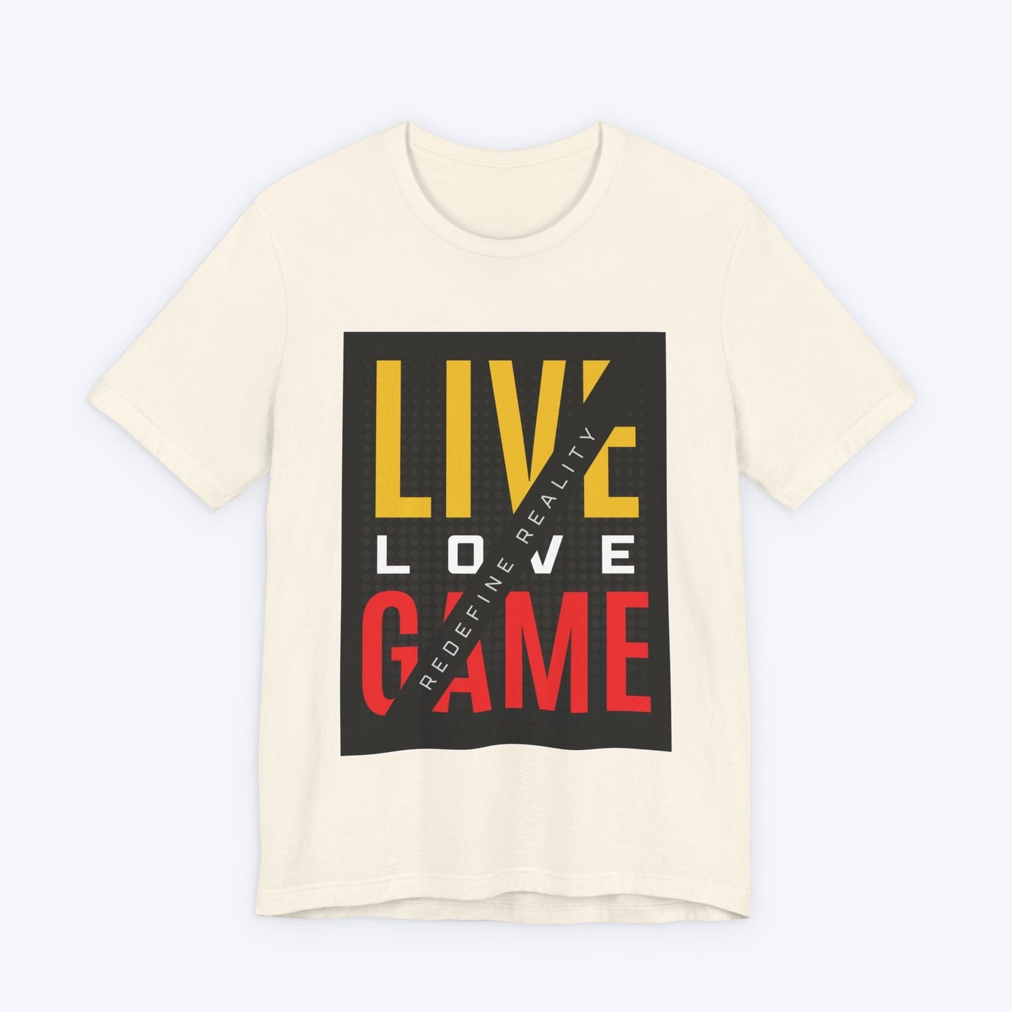 T-Shirt Natural / S Live, Love, Game T-shirt