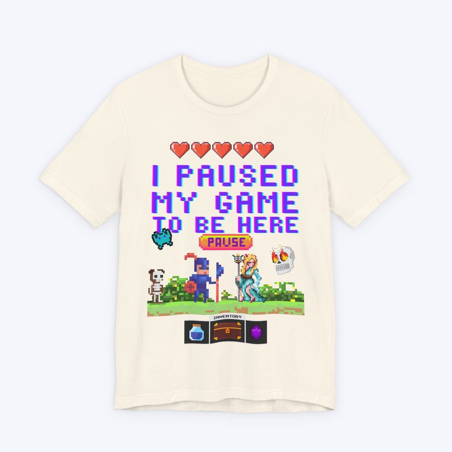 T-Shirt Natural / S My Pixels Are Waiting T-shirt
