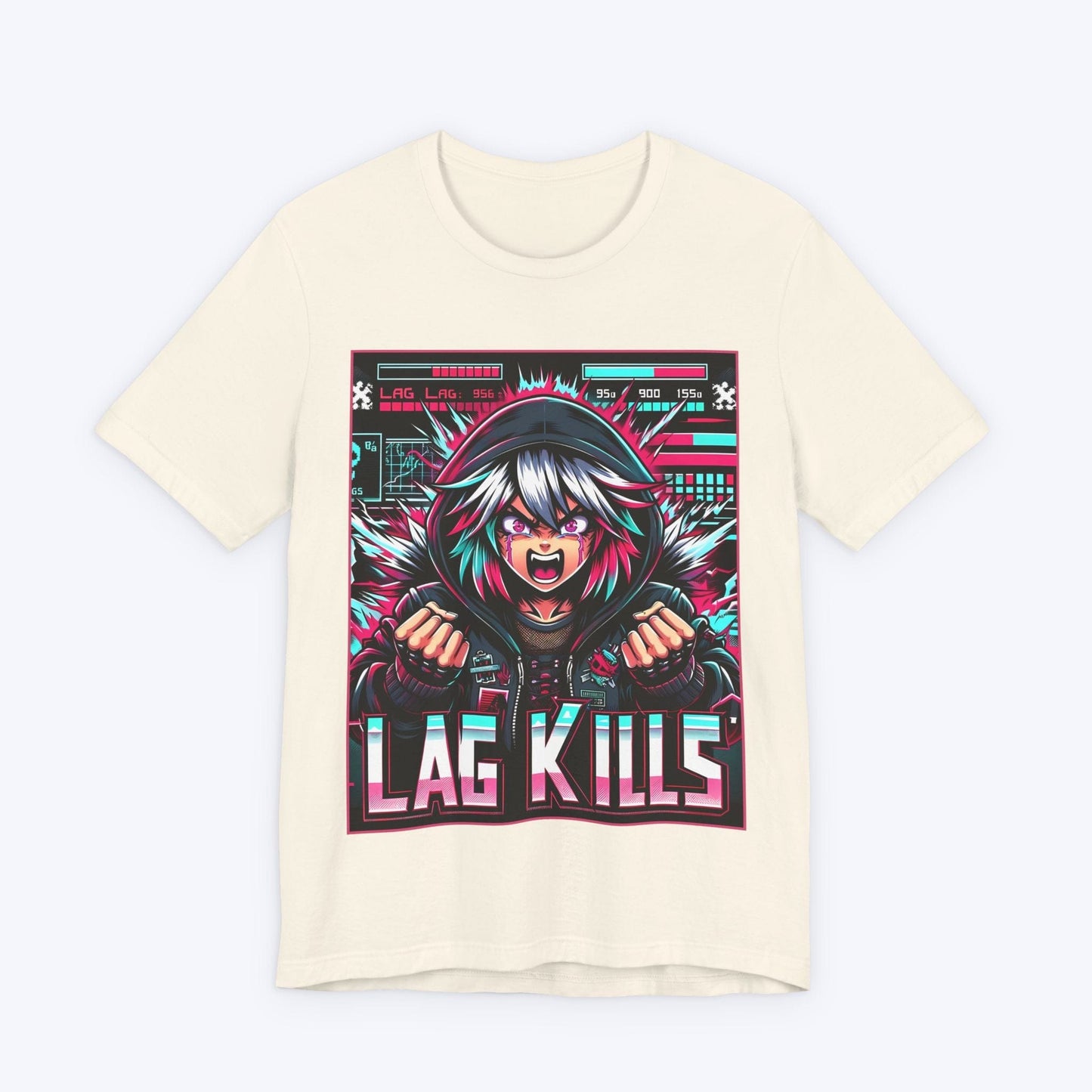 T-Shirt Natural / S Poster Child: Lag Kills T-shirt