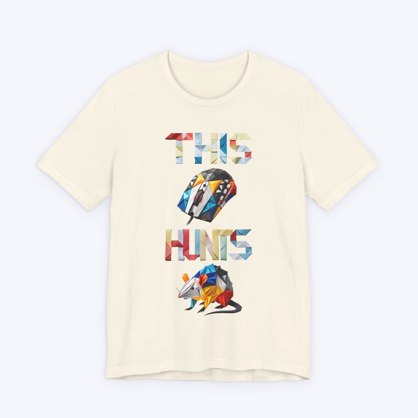T-Shirt Natural / S This Mouse Hunts Rats Gamer T-shirt