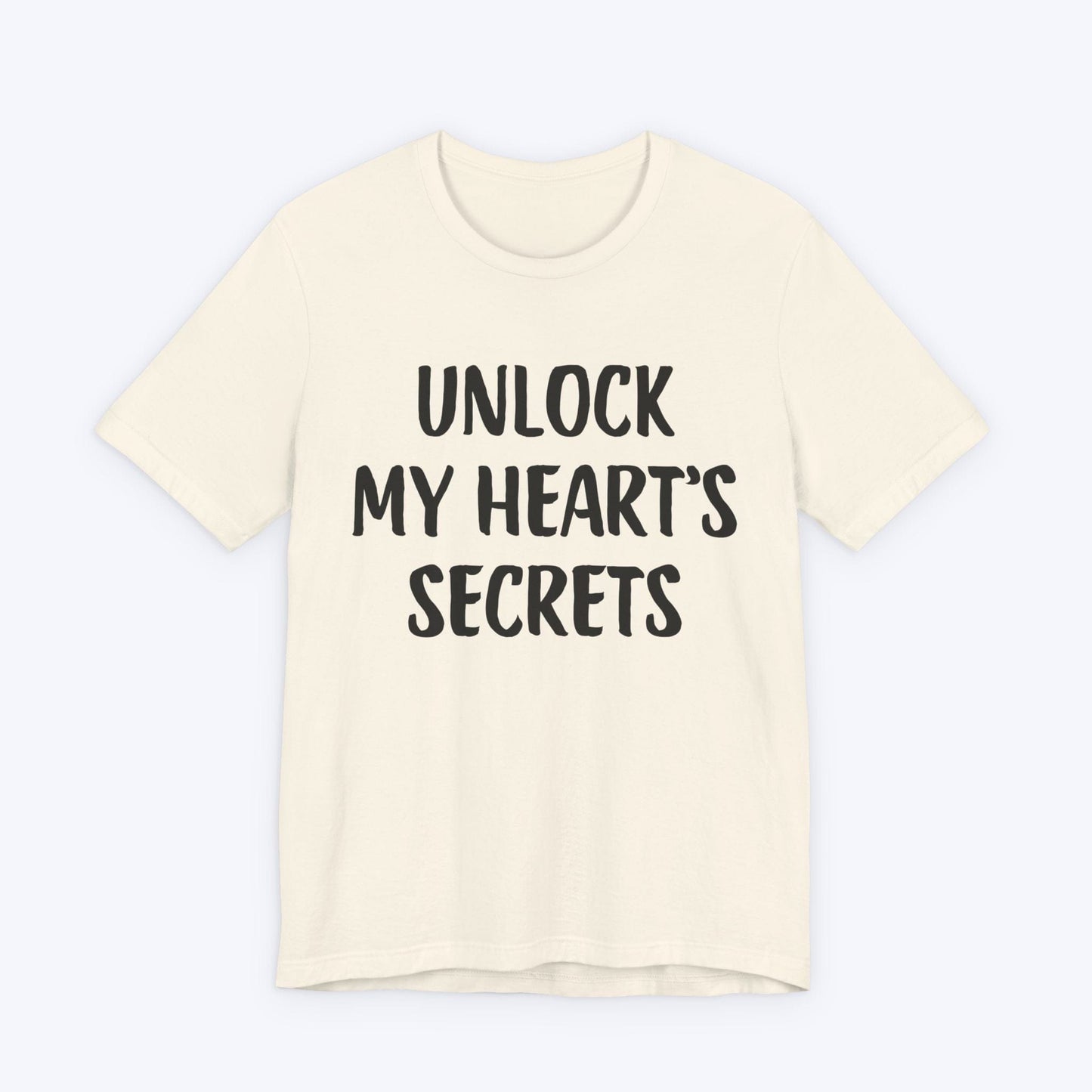 T-Shirt Natural / S Unlock My Hearts Secrets T-shirt