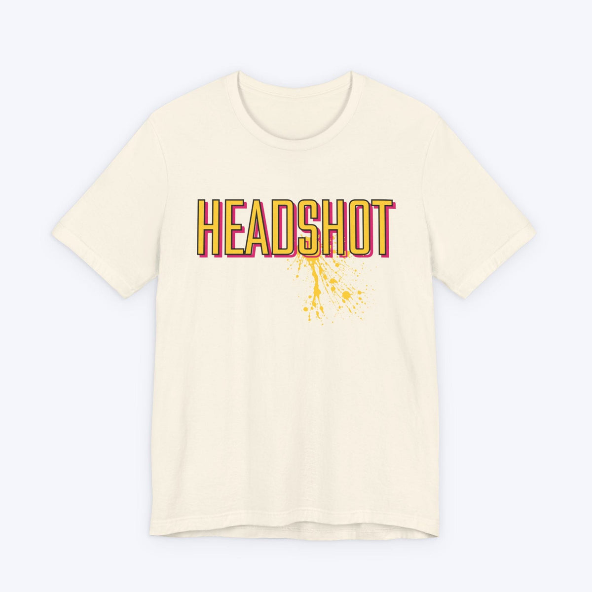 T-Shirt Natural / S Urban Headshot Graffiti T-shirt