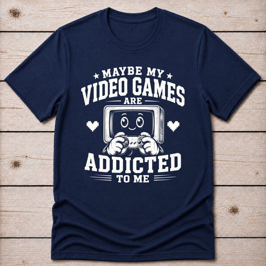 T-Shirt Navy / S Addicted To Me T-shirt