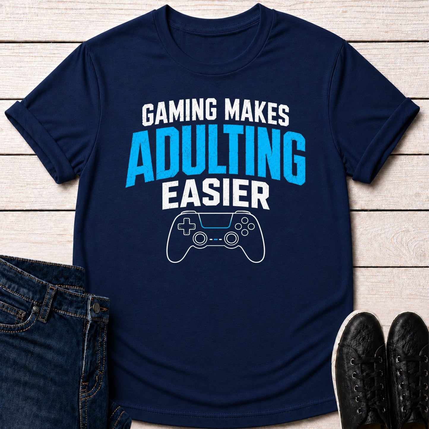 T-Shirt Navy / S Adult Life T-shirt