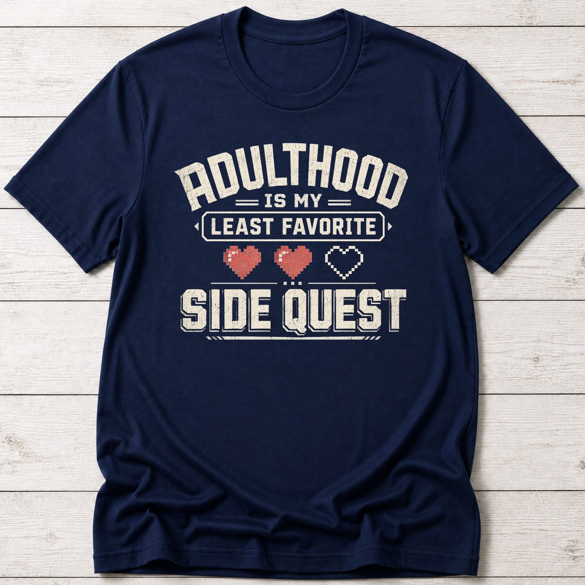 T-Shirt Navy / S Adulting Quest T-Shirt