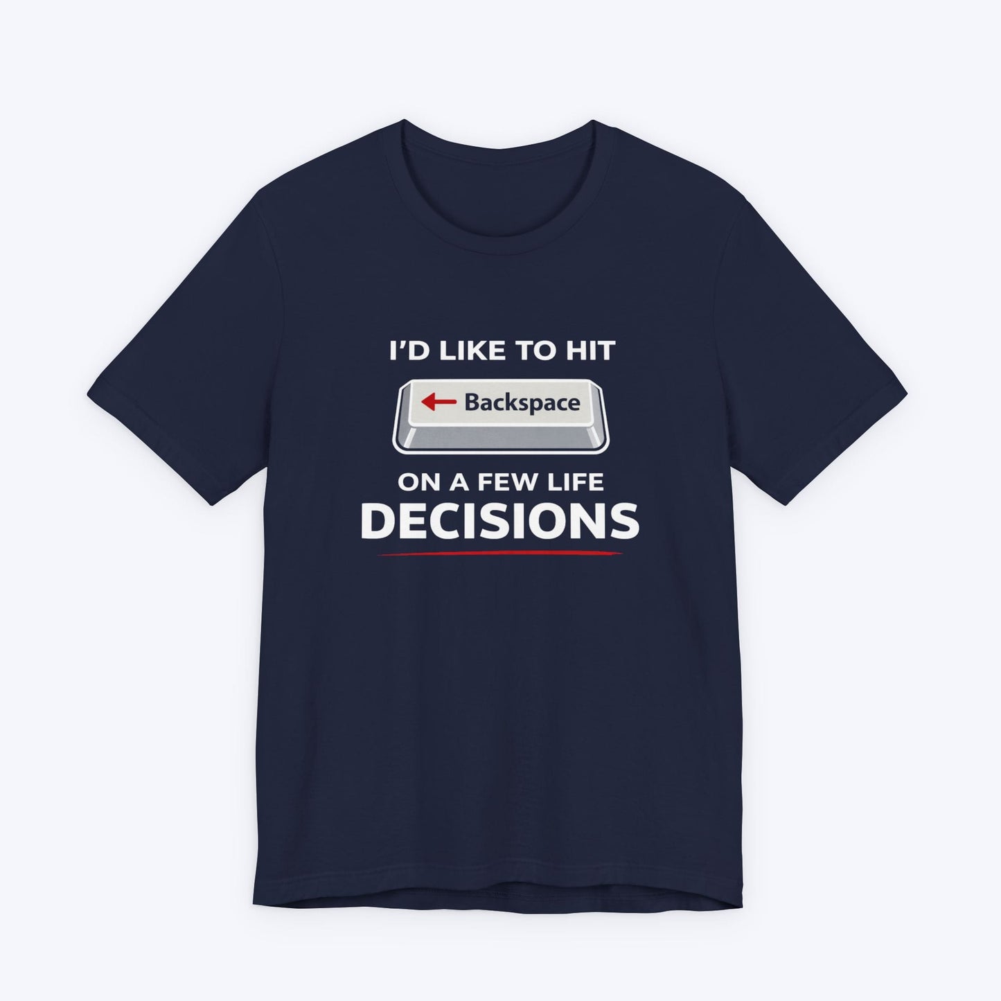 T-Shirt Navy / S Backspace T-shirt