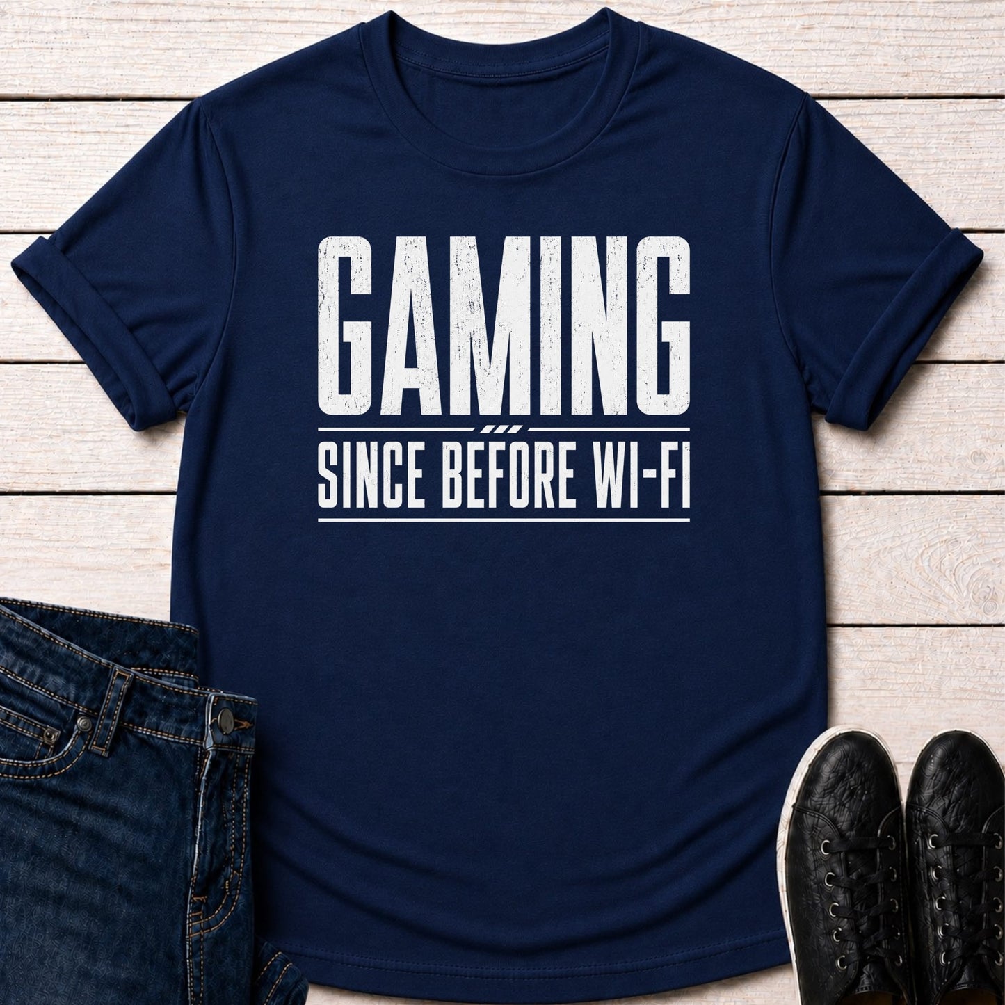 T-Shirt Navy / S Before Wi-Fi T-shirt