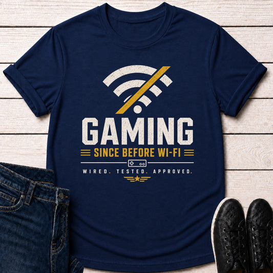 T-Shirt Navy / S Before WiFi T-Shirt