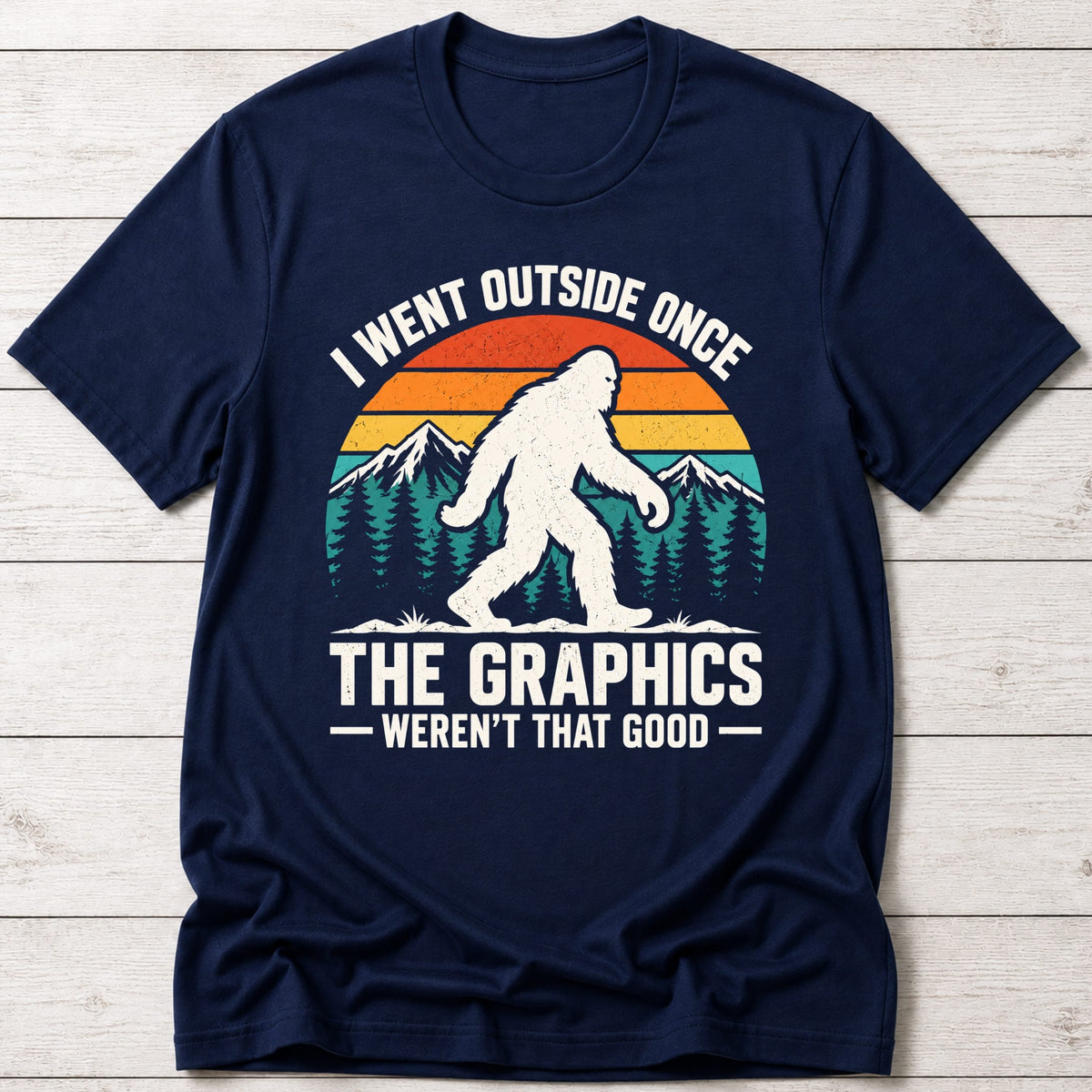 T-Shirt Navy / S Bigfoots Review T-shirt