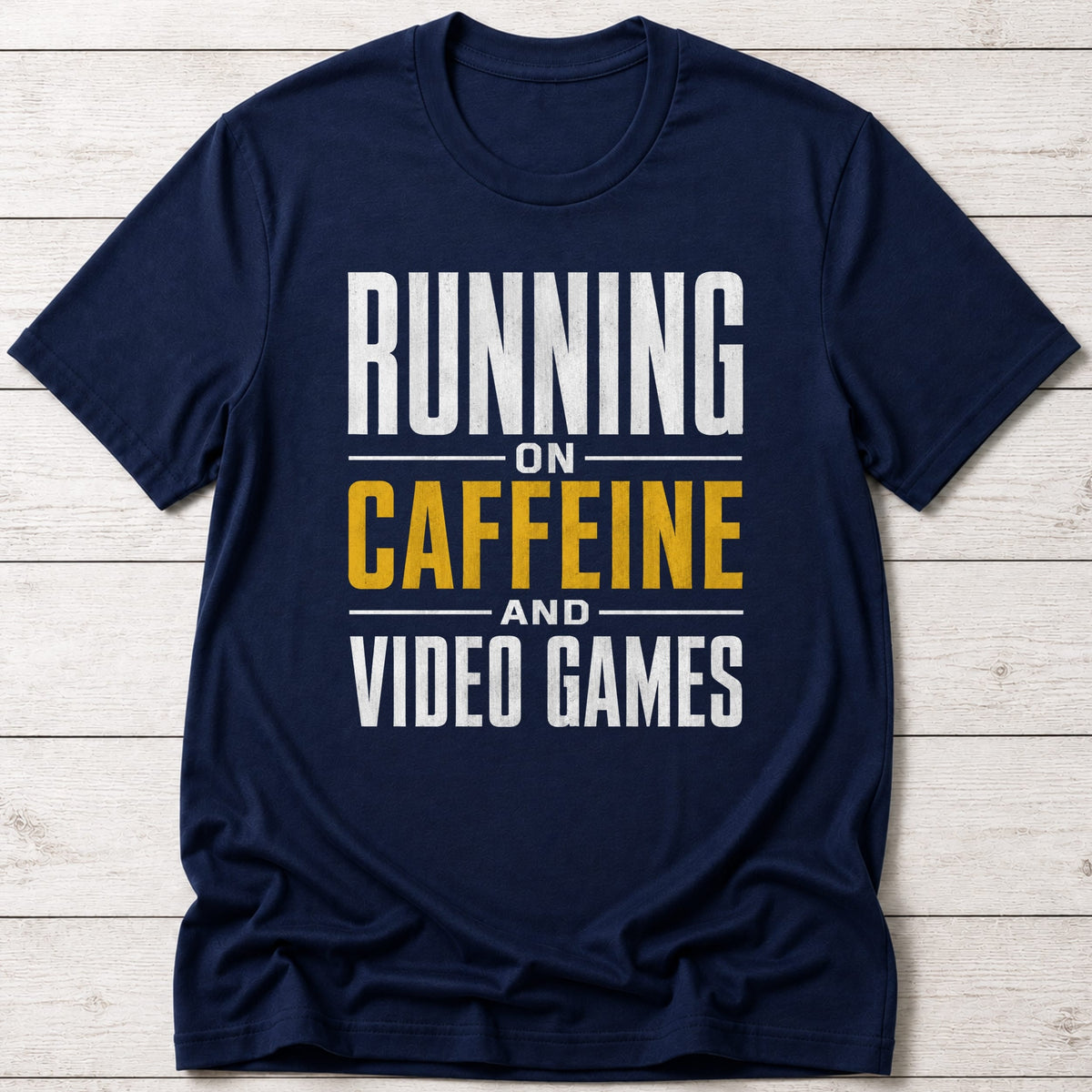 T-Shirt Navy / S Caffeine Gamer T-shirt