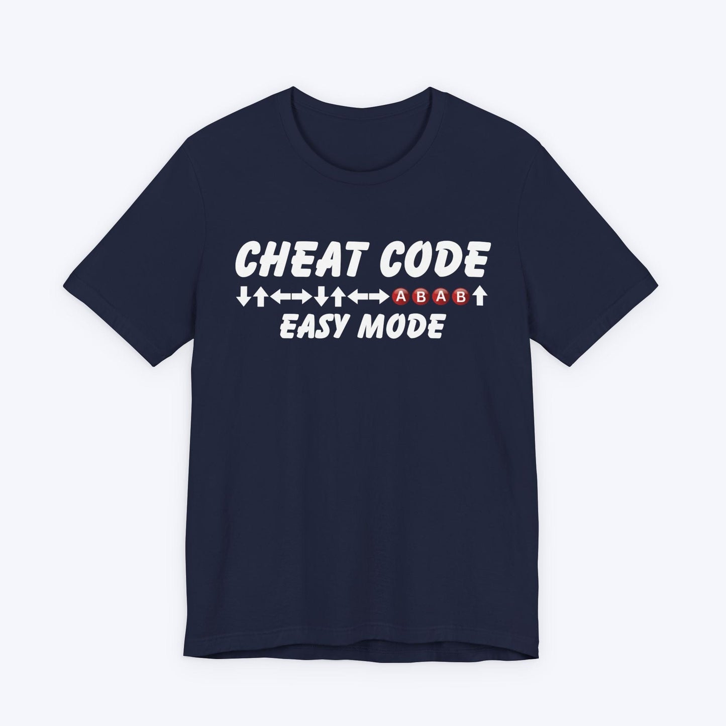T-Shirt Navy / S Cheat Code (Easy Mode) Gaming T-shirt