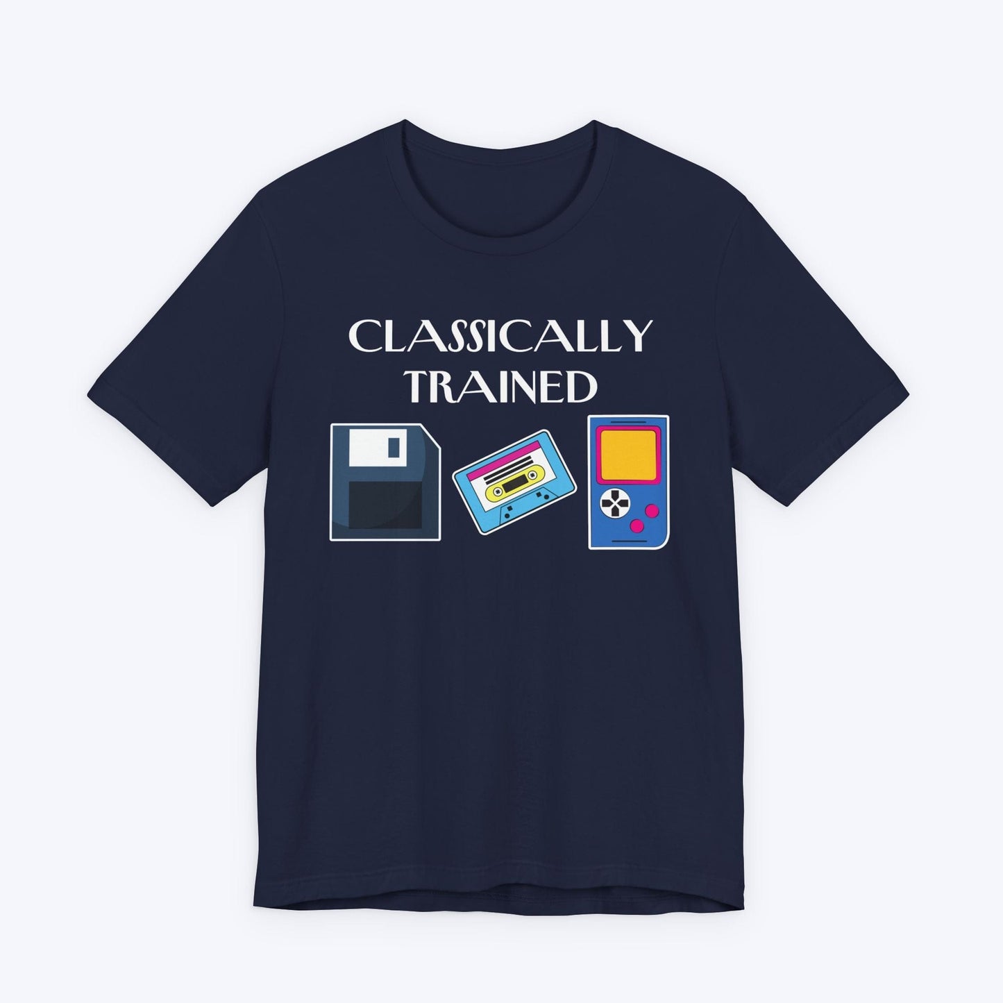 T-Shirt Navy / S Classically Trained Retro T-shirt