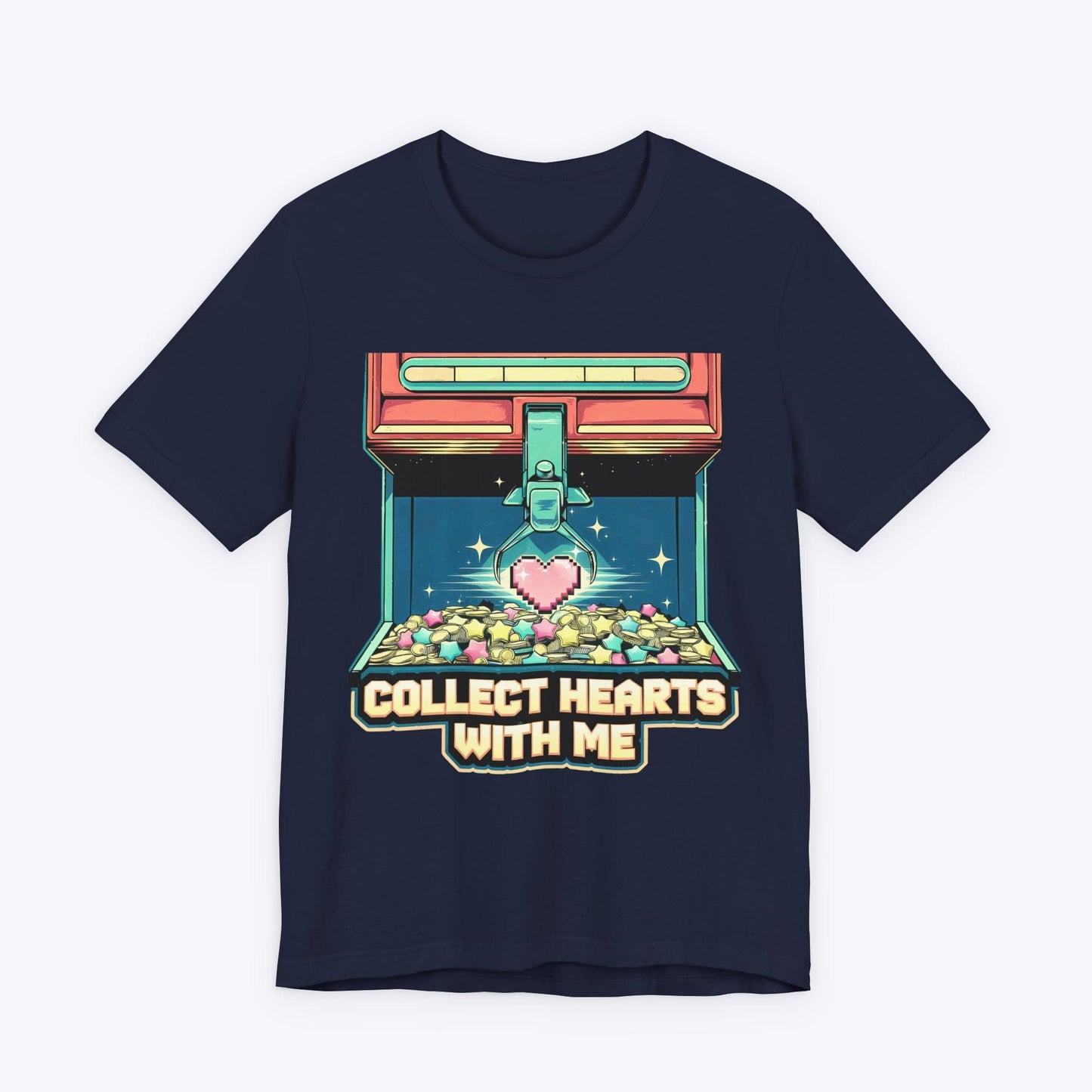 T-Shirt Navy / S Collect Hearts With Me T-shirt