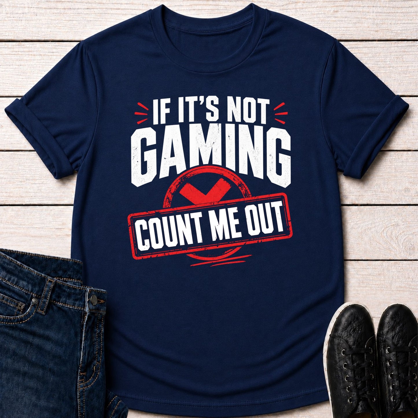 T-Shirt Navy / S Count Me Out T-shirt