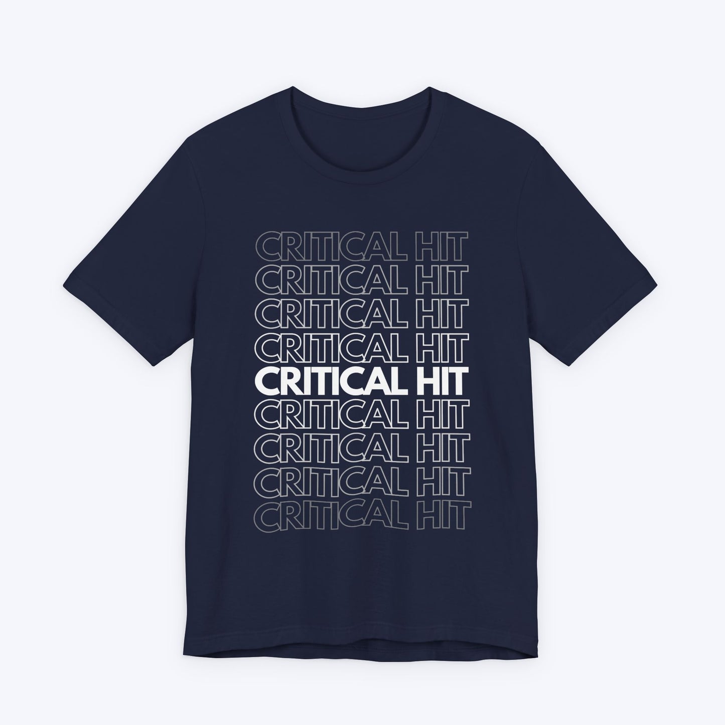 T-Shirt Navy / S Critical Hit Gamer T-shirt