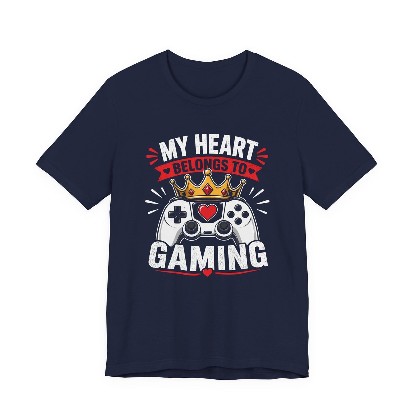 T-Shirt Navy / S Crowned Controller Love T-shirt