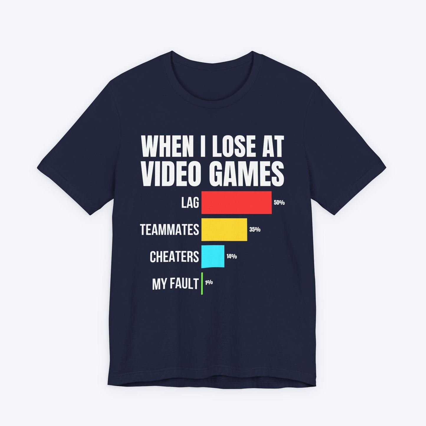 T-Shirt Navy / S Definitely Not My Fault T-shirt