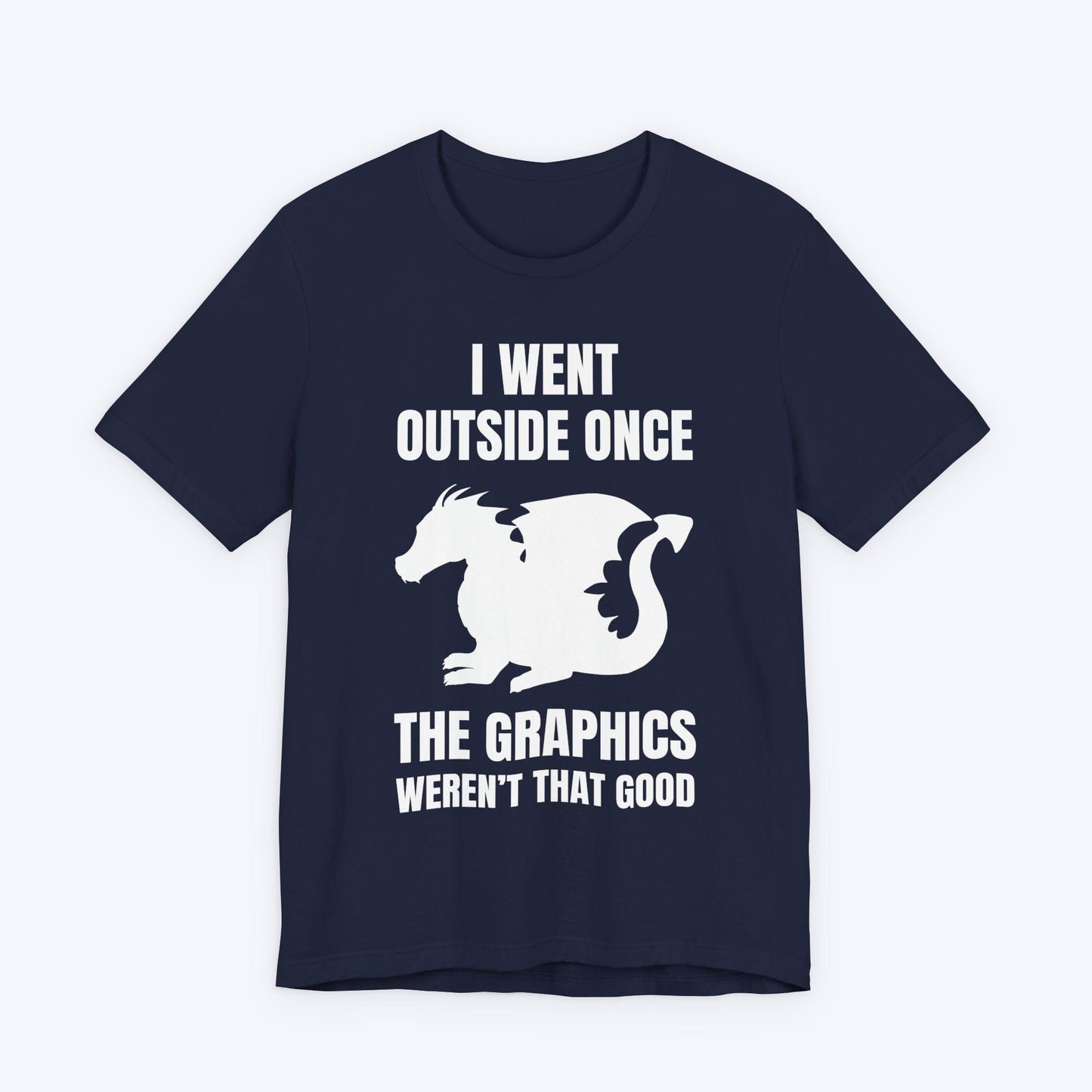 T-Shirt Navy / S Dragons Don’t Spawn in Real Life T-shirt