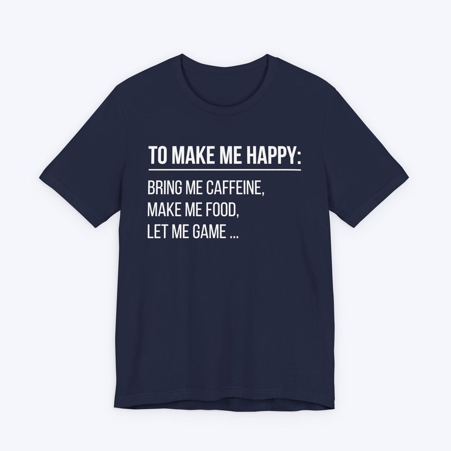 T-Shirt Navy / S Easily Pleased T-shirt