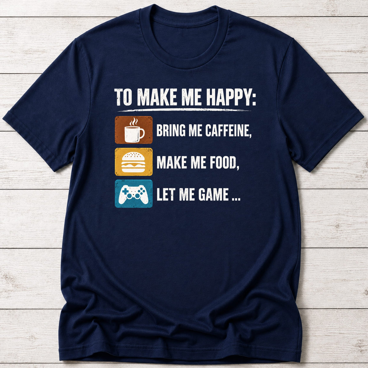 T-Shirt Navy / S Easily Pleased T-shirt