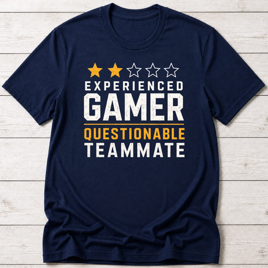 T-Shirt Navy / S Experienced Gamer T-shirt