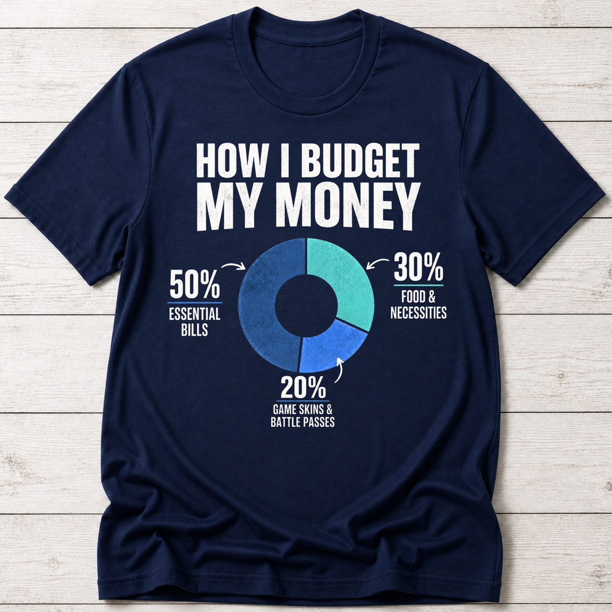 T-Shirt Navy / S Game Budget T-shirt