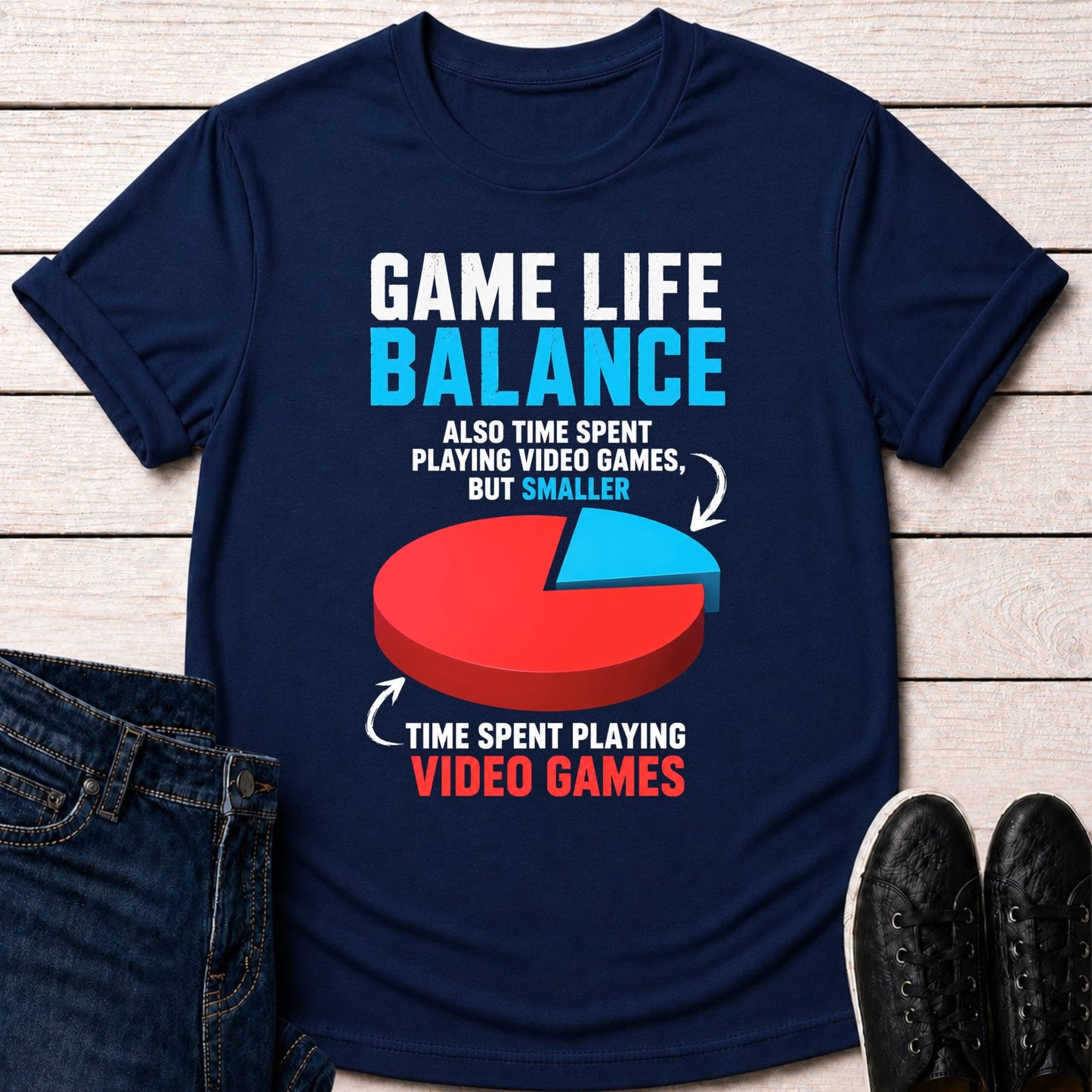 T-Shirt Navy / S Game Life Balance T-shirt
