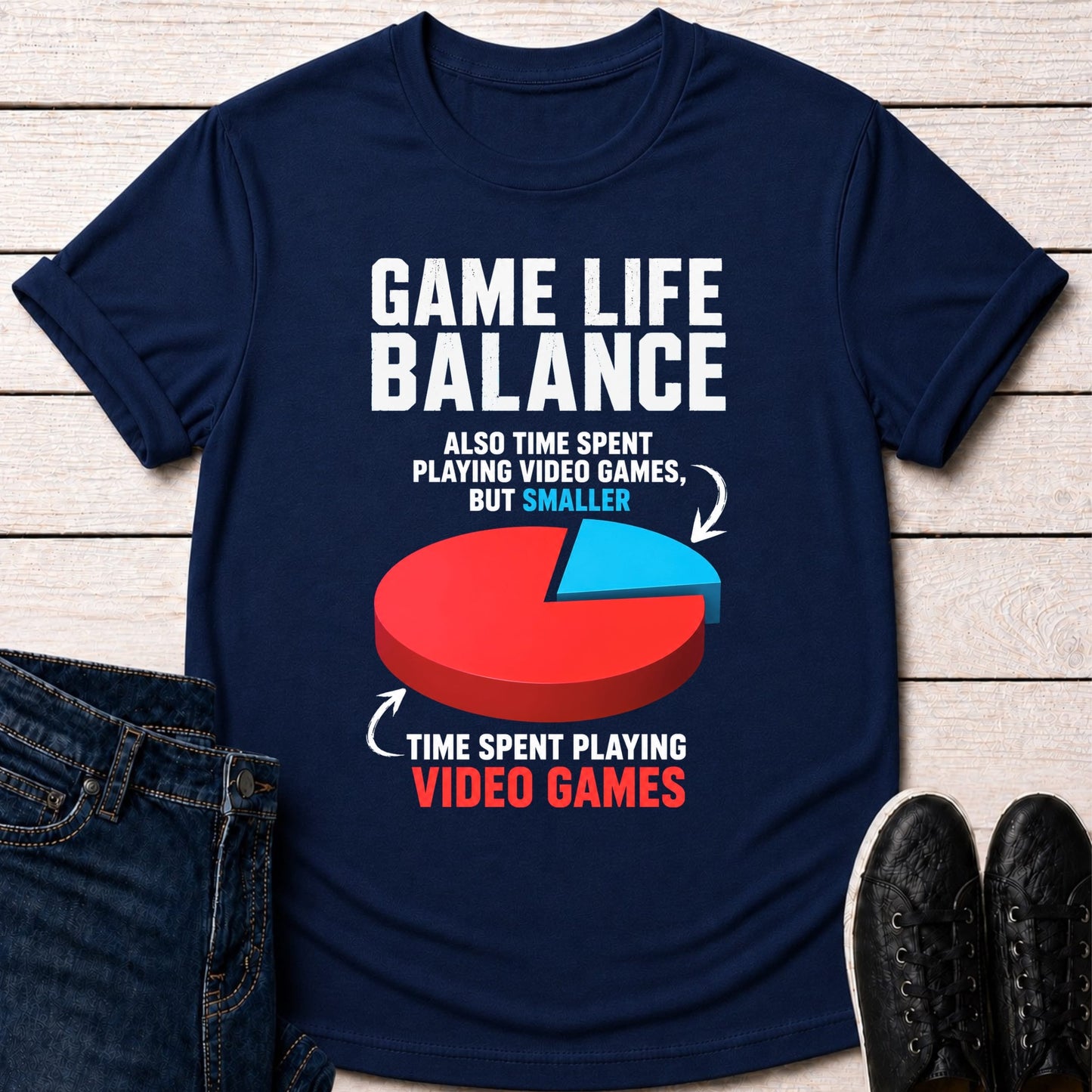 T-Shirt Navy / S Game Life Balance T-shirt