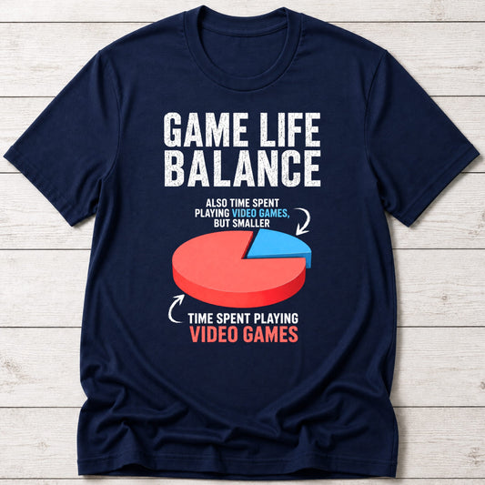T-Shirt Navy / S Game Life Balance T-shirt